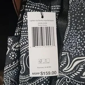 Vera Bradley sporty backpack, new with tags s-l400.jpg main image 3